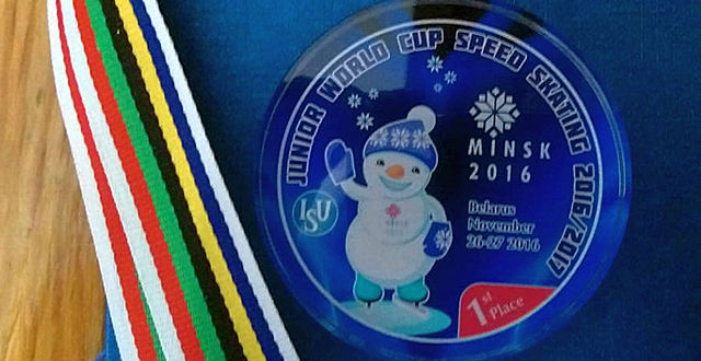 В Минске завершился Кубок Мира по конькобежному спорту среди молодежи